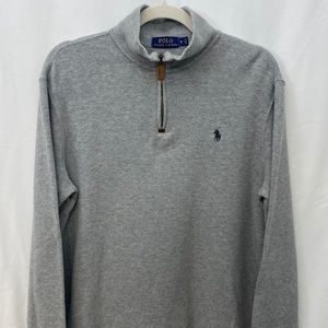 Men’s Polo Ralph Lauren Half Zipped French Cotton Pullover Size Small S